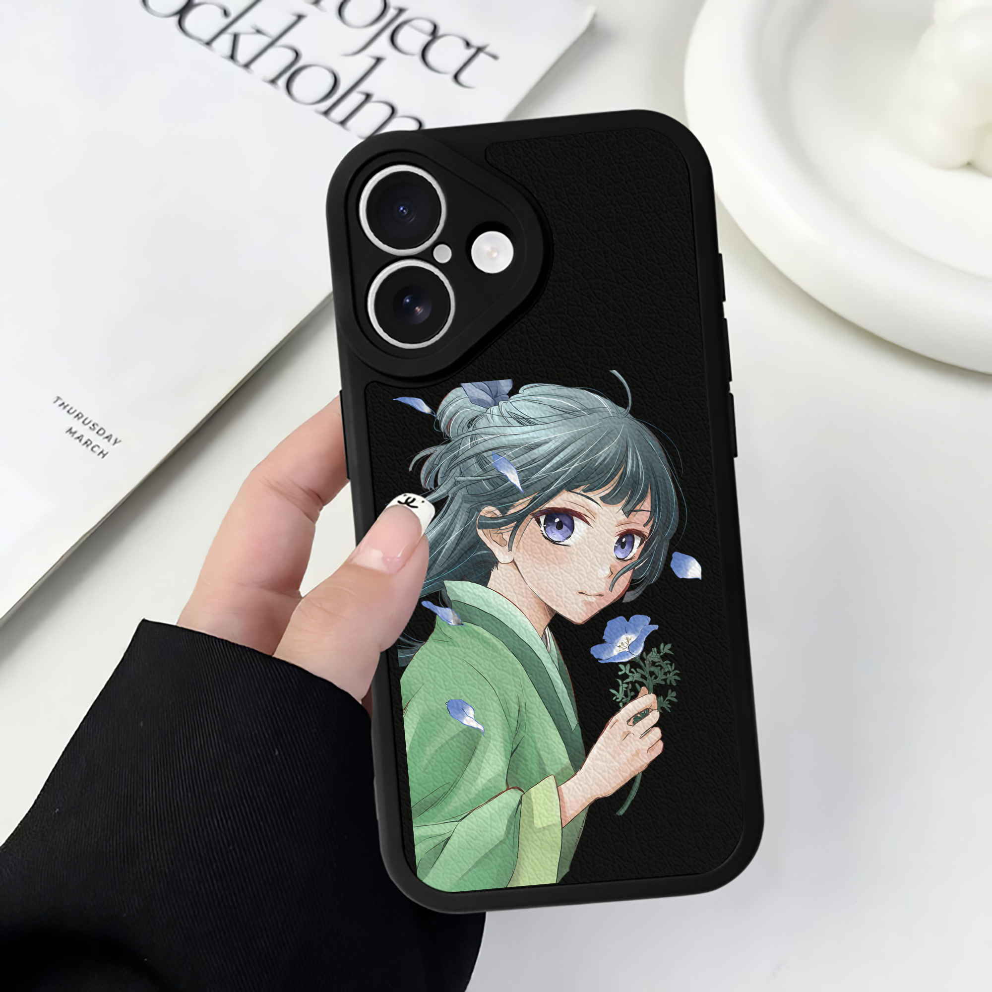 薬屋のひとりごと The Apothecary Diaries 【iPhone 16シリーズ対応】シリコンスマホケース（レザー調） 材質：シリコン